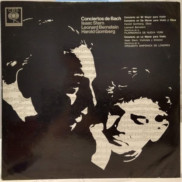 Isaac Stern & Leonard Bernstein & Harold Gomberg — Conciertos de Bach