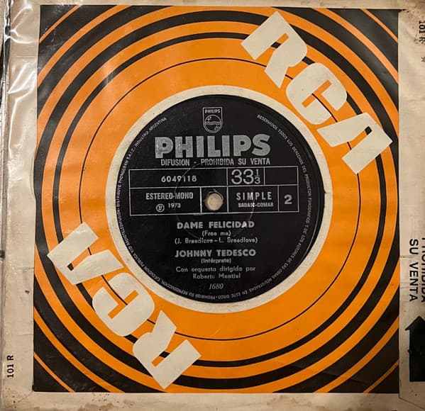 Johnny Tedesco — Candela Mueve Tus Pies / Dame Felicidad
