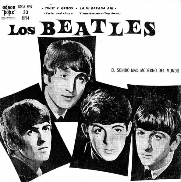Los Beatles — Twist Y Gritos = Twist And Shout