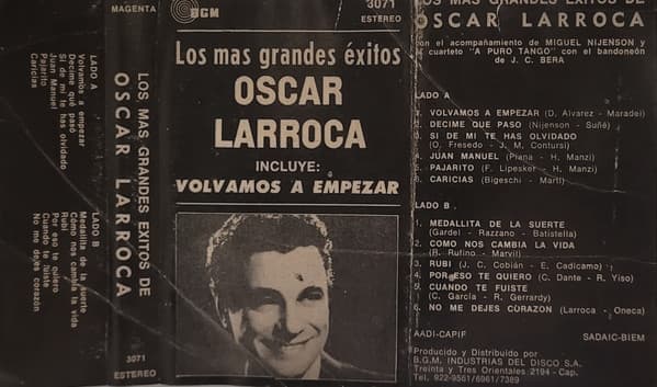 Oscar Larroca & Miguel Nijenson & Cuarteto A Puro Tango & Juan C. Bera — Los Mas Grandes Exitos De Oscar Larroca