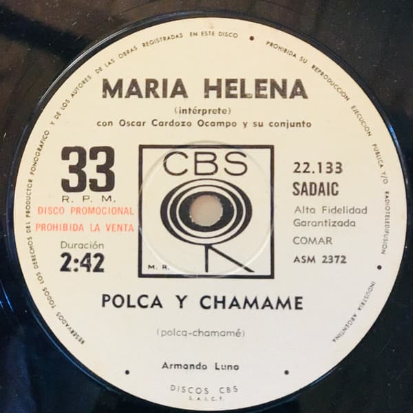 María Helena — Polca Y Chamamé