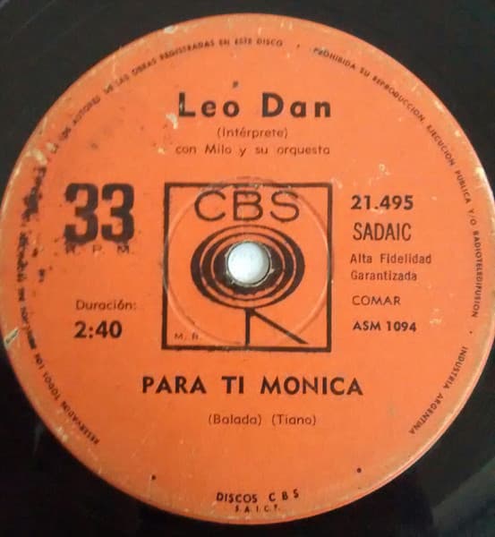 Leo Dan — Para Ti Monica / Supercalifragilisticoespialidoso