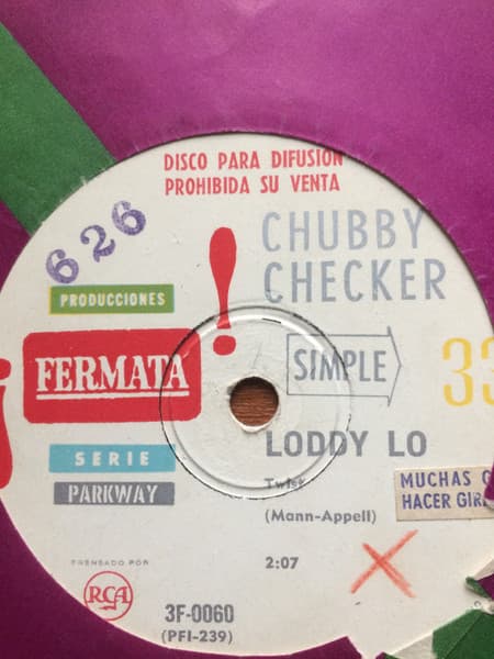 Chubby Checker — Loddy Lo / Hooka Tooka