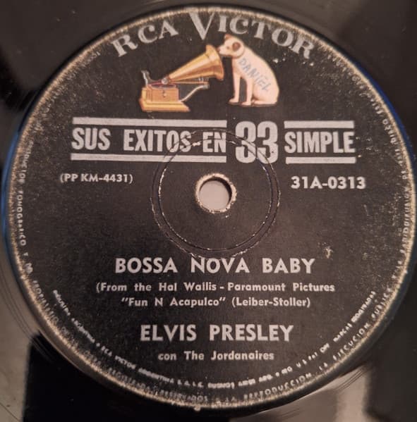 Elvis Presley & The Jordanaires — Bossa Nova Baby / Witchcraft