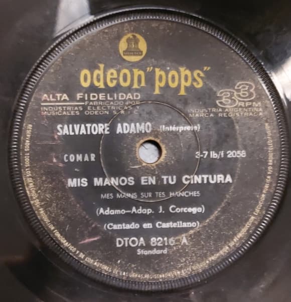 Salvatore Adamo — Mis Manos En Tu Cintura / Ella