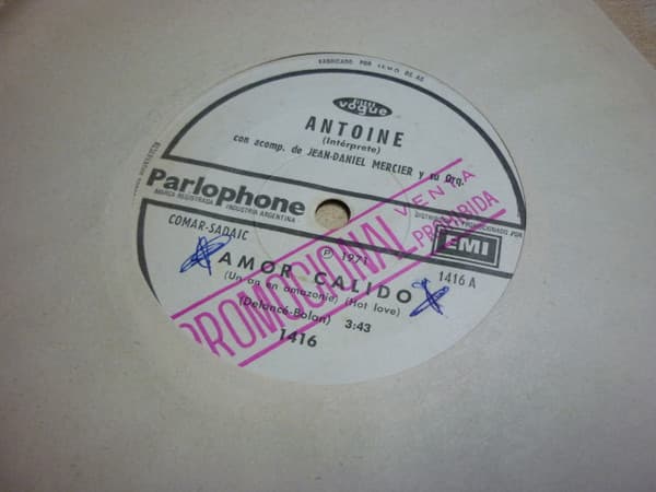 Antoine & Daniele Gilbert — Amor Calido (Hot Love) / Disculpeme Sr. Antoine
