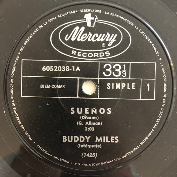 Buddy Miles — Sueños = Dreams