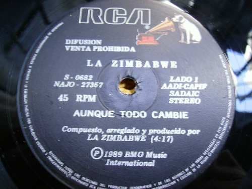 La Zimbabwe — Aunque Todo Cambie / Esa Luz En la Oscuridad