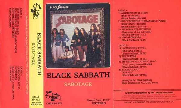Black Sabbath — Sabotage
