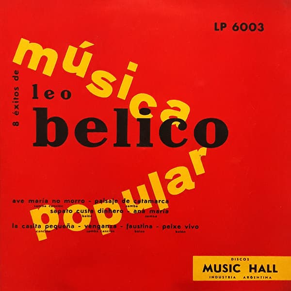 Léo Belico — 8 Éxitos De Música Popular