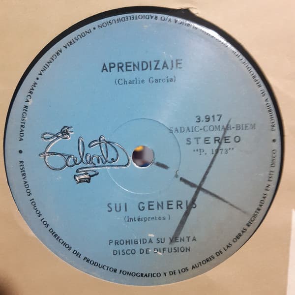 Sui Generis — Aprendizaje