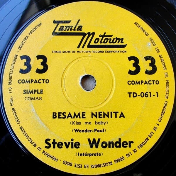 Stevie Wonder — Kiss Me Baby / Contract On Love