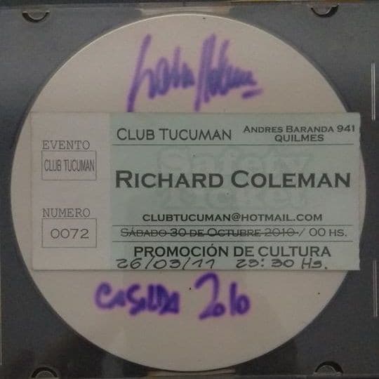 Richard Coleman — Acústico Casilda
