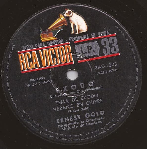 Ernest Gold — Exodus - Original Sound Track From The Film