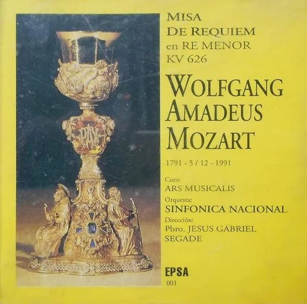 Wolfgang Amadeus Mozart & Orquesta Sinfónica Nacional — Misa De Requiem En Re Menor Kv 626