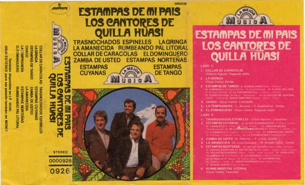 Los Cantores De Quilla Huasi — Estampas De Mi País