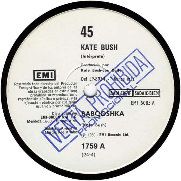 Kate Bush — Babooshka