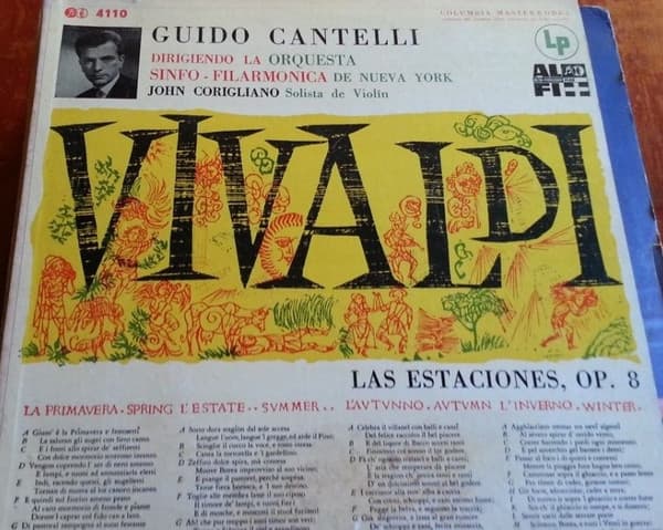 Vivaldi & Guido Cantelli & Orquesta Sinfo-Filarmonica De Nueva York & John Corigliano — Las Estaciones, Op. 8