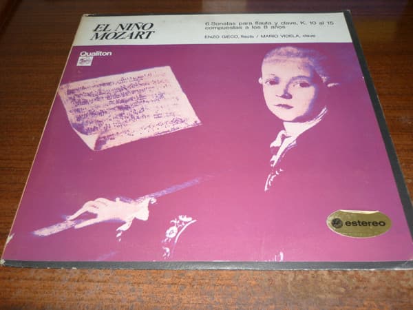 Enzo Gieco & Mario Videla — El Niño Mozart 6 Sonatas Para Flauta Y Clave, K 10 Al 15
