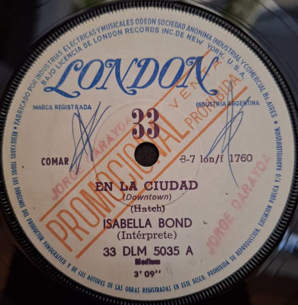 Isabel Bond — En La Ciudad = Downtown / Bread And Butter = Pan Y Mantequilla