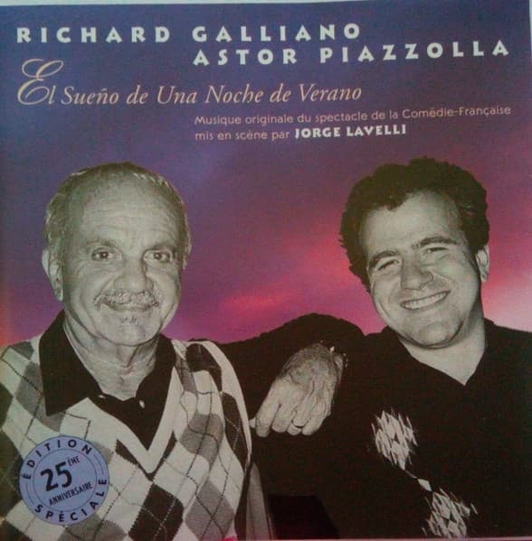Astor Piazzolla & Richard Galliano & Roberto Lara — El Sueño De Una Noche De Verano