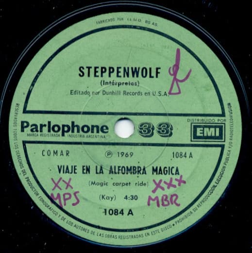 Steppenwolf — Viaje En La Alfombra Magica = Magic Carpet Ride