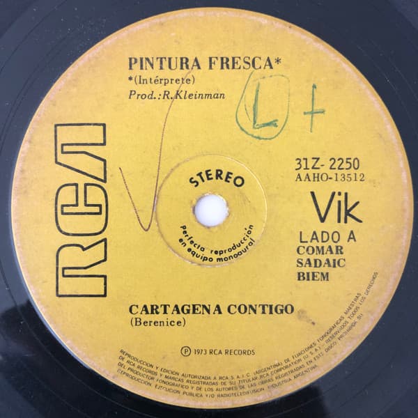 Pintura Fresca — Cartagena Contigo / Nunca Llueve Al Sur De California