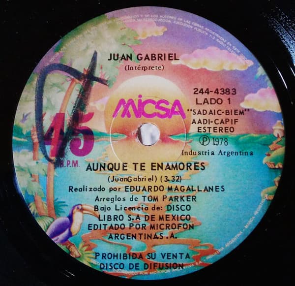 Juan Gabriel — Aunque Te Enamores / Es Mejor Decir Adios