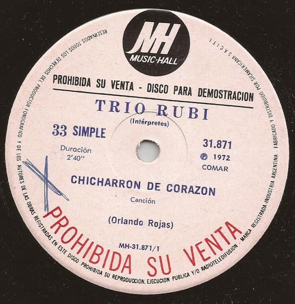 Trio Rubi — Chicharron De Corazon