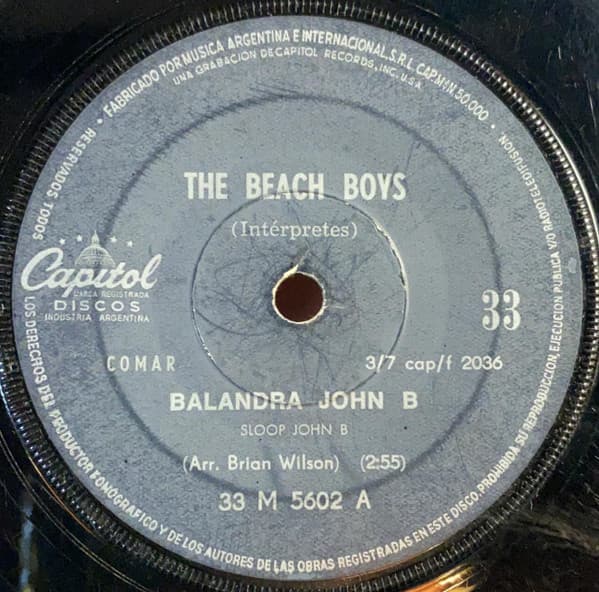 The Beach Boys — Balandra John B