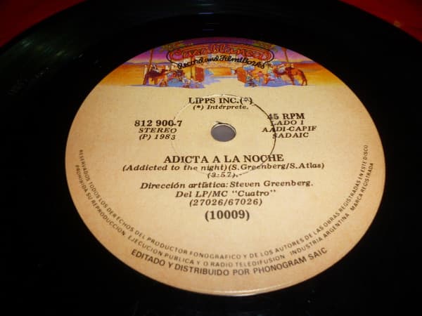 Lipps, Inc. — Adicta A La Noche = Addicted To The Night / Atraida Por Ti = On To You