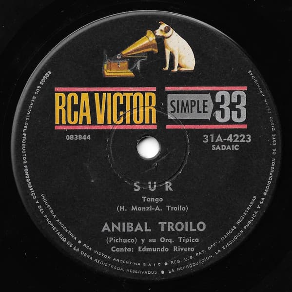 Aníbal Troilo Y Su Orquesta Típica — Sur