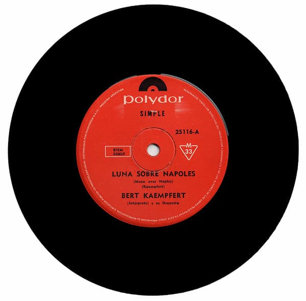 Bert Kaempfert Y Su Orquesta — Luna Sobre Napoles = Moon Over Naples / La Luna Esta Haciendo Ojitos = The Moon Is Making Eyes