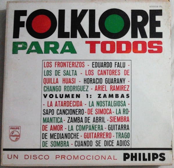 Various — Folklore Para Todos - Volumen 1: Zambas