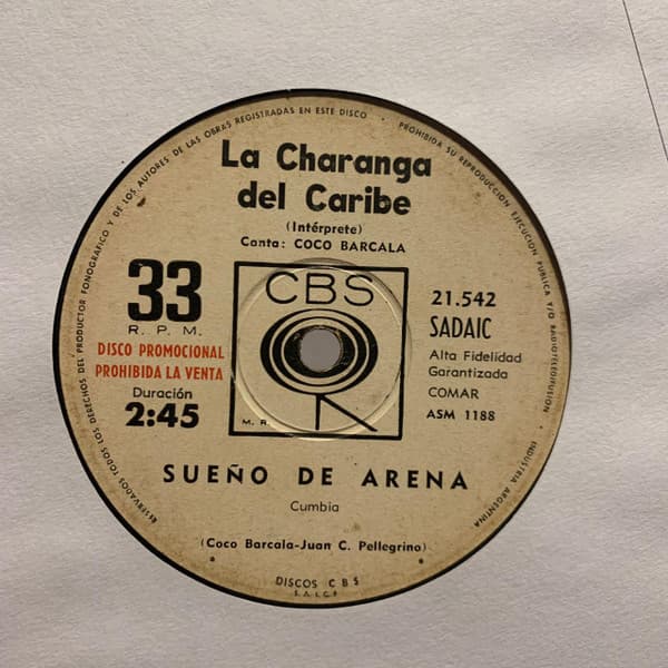 La Charanga Del Caribe — Sueño De Arena / Baila Pompo