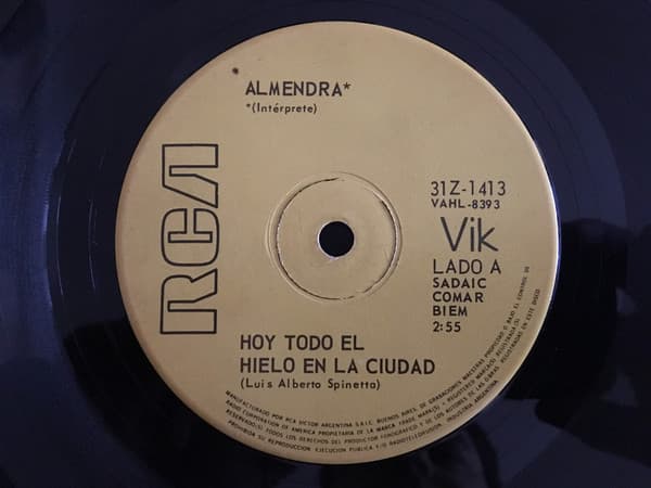 Almendra — Hoy Todo El Hielo En La Ciudad