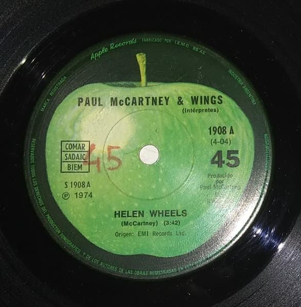 Paul McCartney & Wings — Helen Wheels / Soñador Campestre