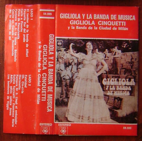 Gigliola Cinquetti & La Banda De La Ciudad De Milan — Gigliola Y La Banda De Musica = Gigliola E La Banda