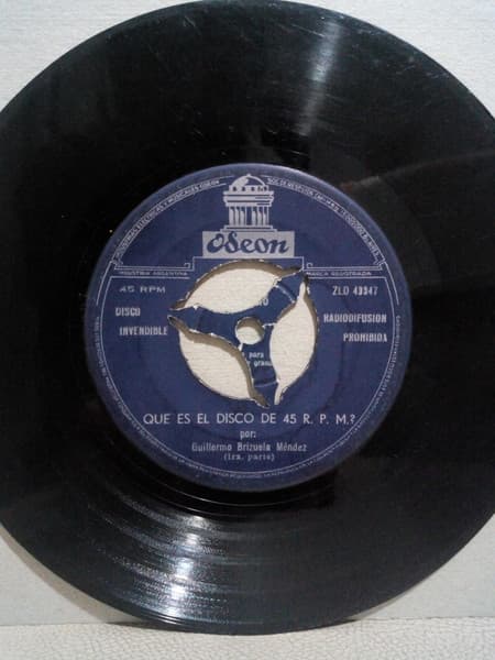 Guillermo Brizuela Méndez — Que Es El Disco De 45 RPM?