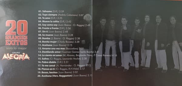Grupo Alegría — 20 Grandes Exitos