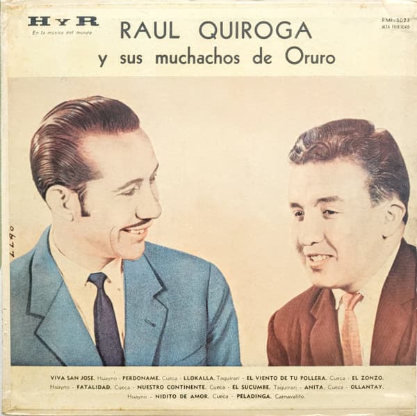 Raúl Quiroga & Muchachos De Oruro — Raul Quiroga Y Sus Muchachos De Oruro