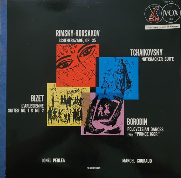 Rimsky-Korsakov & Tchaikovsky & Bizet & Borodin — Scheherazade, Op. 35 / Nutcracker Suite / L'Arlesienne Suites No. 1 & No. 2 / Polovetsian Dances From "Prince Igor"