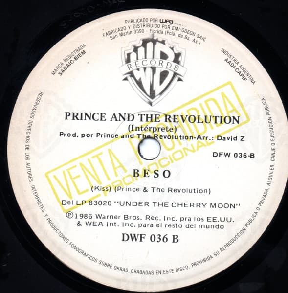 Van Halen & Prince And The Revolution — Por Que Esto No Puede Ser Amor = Why Can't This Be Love / Beso = Kiss