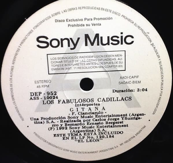 Los Fabulosos Cadillacs — Gitana