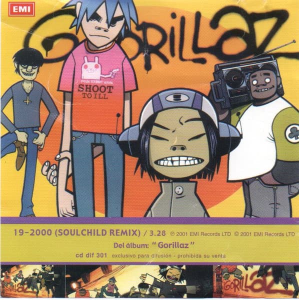 Gorillaz — 19-2000 (Soulchild Remix)