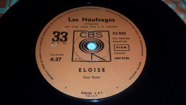 Los Naufragos — Eloise / Vuelvo A Naufragar