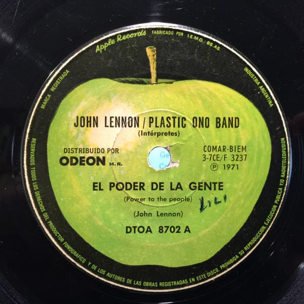 John Lennon & The Plastic Ono Band — Power To The People