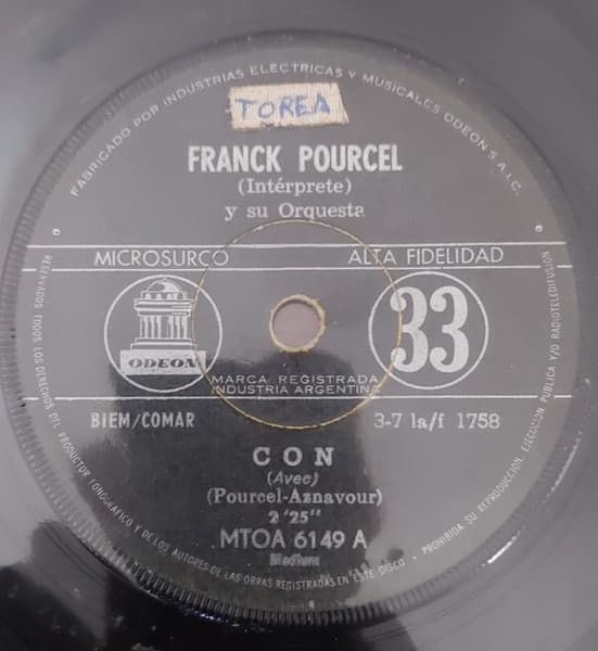 Franck Pourcel Y Su Orquesta — Con / Muñeca De Cera