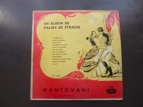 Mantovani Y Su Orquesta — Un Album De Valses De Strauss