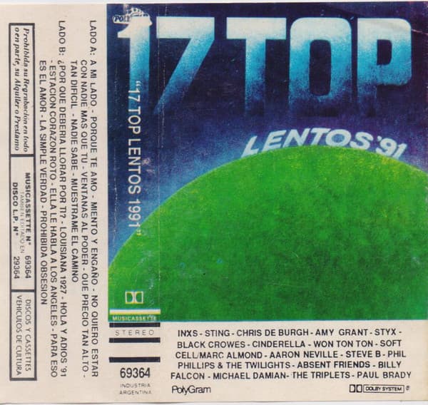 Various — 17 Top Lentos 1991